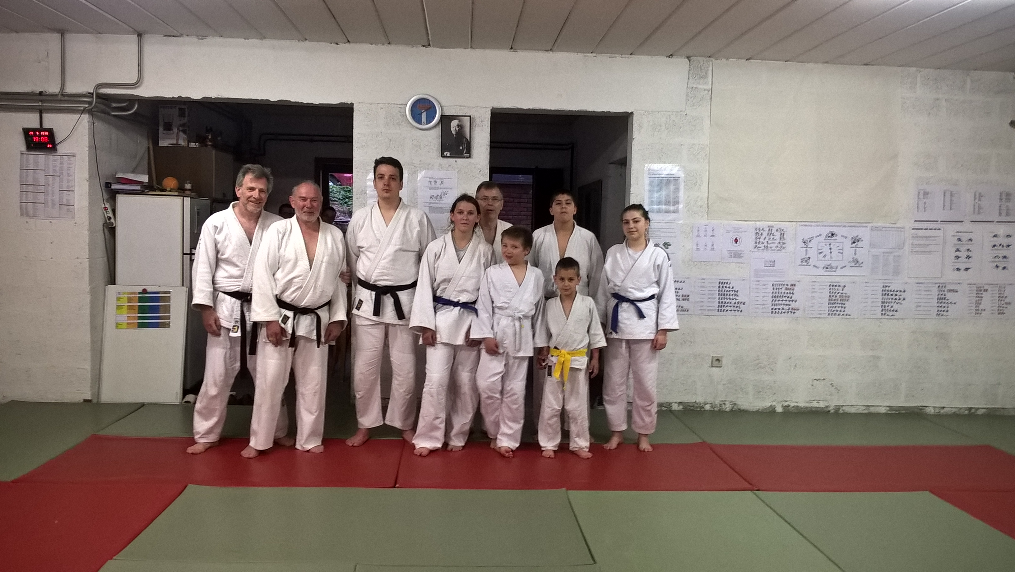 Mai 2018, shiken kyu Dojo Judo Kodokan Fontaine l’ Evêque